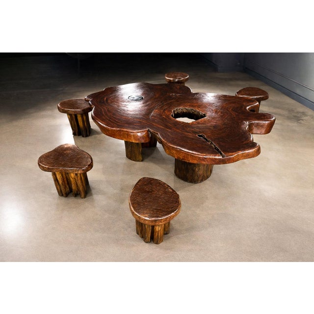 Monumental “Denúncia” Table Crafted From Reclaimed Brazilian Wood, 1970s For Sale - Image 16 of 16