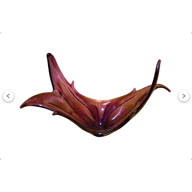 Vintage Murano Glass Art Bowl, 1980s For Sale - Image 6 of 6