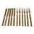 Vintage Bamboo Flatware - Set of 11 For Sale