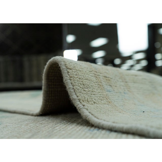 Textile Turkish Oushak Rug 9'9" x 13'9" #20520 For Sale - Image 7 of 8