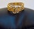 Modern Three Band Two Tone 22 Karat Yellow Gold , 4.5 Gm , CC Ring Size 8.5 For Sale - Image 3 of 8