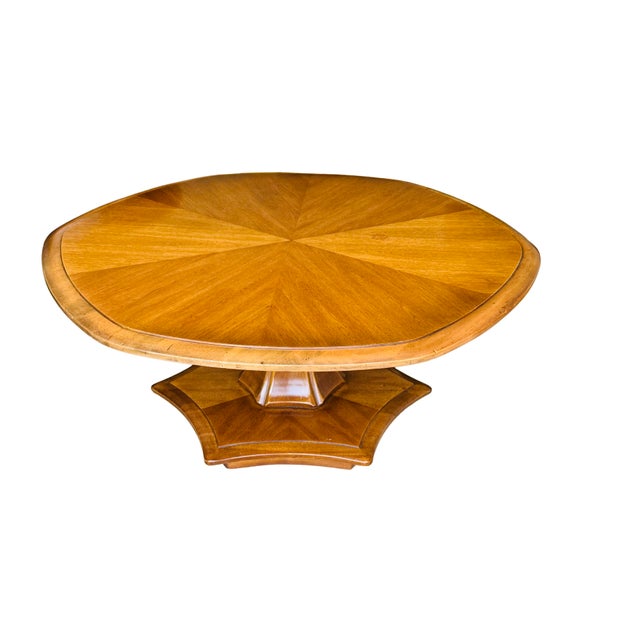 Vintage Drexel Heritage Plaudit Collection Adjustable Lift-Top Table | Mid-Century Modern Hi-Low Cocktail Dining For Sale - Image 6 of 16