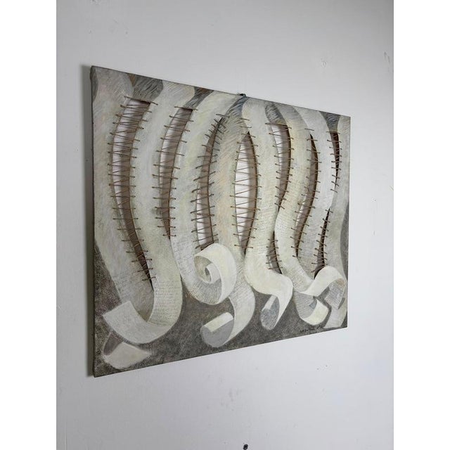 Isa Di Battista Gorini, Abstract Composition, 1990s, Painting on Canvas For Sale - Image 3 of 6