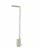 ‘Gesto’ floor lamp, designed by Bruno Gecchelin and manufactured by Skipper, Italy, in the 1960s It features a white...