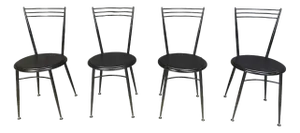 Vintage Dining Chairs by Calligaris, 1980s, Set of 4