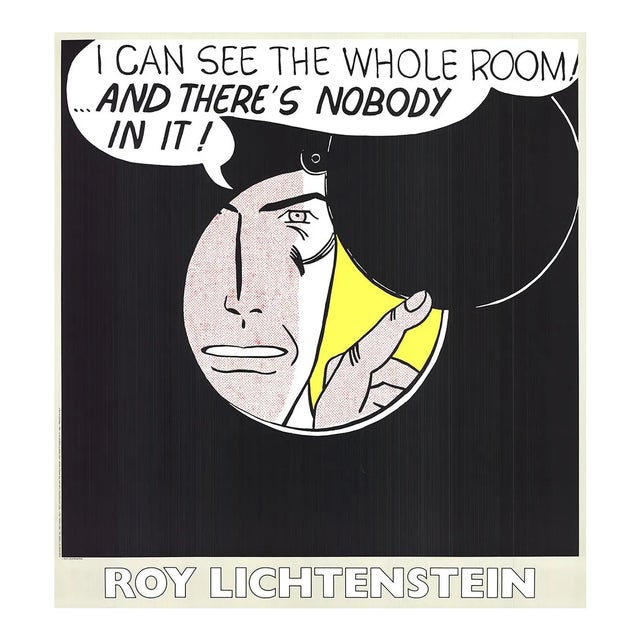 Roy Lichtenstein I Can See the Whole Room, 1989 For Sale