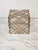 Mid 20th Century Smoke Grey Lucite Lattice Worked Cube Ottoman or Accent Table For Sale - Image 4 of 6