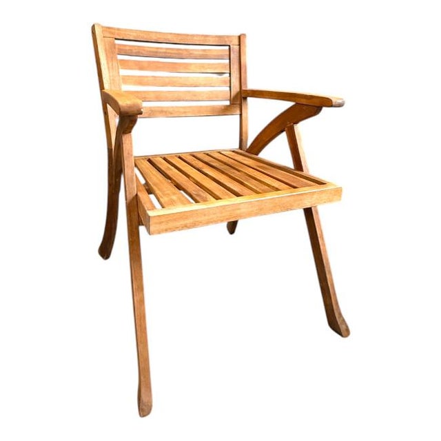 Teak Outdoor Set With Cushions For Sale In West Palm - Image 6 of 12