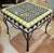 1980s 1980s Paint Decorated End Table For Sale - Image 5 of 6