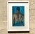 Vintage Boho Portrait of a Man Oil Pastel on Canvas For Sale - Image 9 of 12