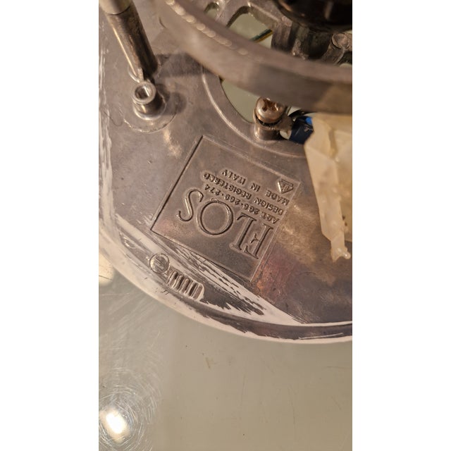 Brown Vintage Wall Lamp in Burnished Brass and Opaline Glass by Achille & Pier Giacomo Castiglioni for Flos, 1960s For Sale - Image 8 of 12