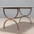 Metal Italian Center Table in Bronze with Stone Top For Sale - Image 7 of 11