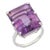 Amethyst Cocktail Ring in 18K Gold is a perfect statement jewelry to match with every outfit of your wardrobe. It's just a...