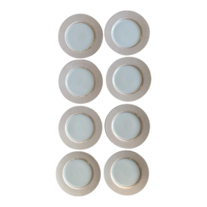 1990s Fitz and Floyd Adobe Peach 7” Plates - Set of 8