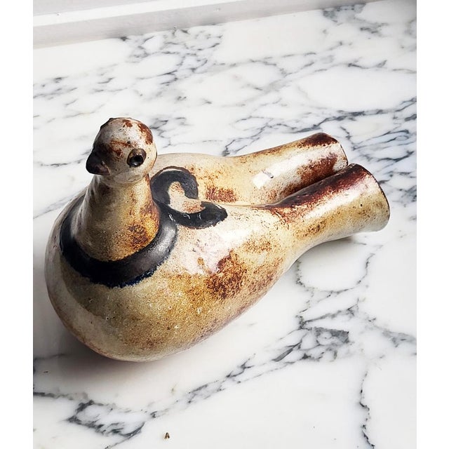 Mid-Century Modern Mid-Century Modern Studio Pottery Dove Sculpture, 1960s For Sale - Image 3 of 14
