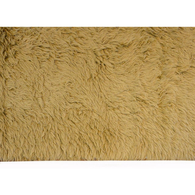 Vintage Mid Century Grecian Flokati Rug For Sale In Chicago - Image 6 of 10