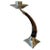 Ram's Horn and Silver Candle Stick Holder For Sale - Image 10 of 10