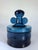 Vintage Blue Glass Lidded Jars by Bertil Vallien for Boda, 1960s, Set of 2 For Sale - Image 16 of 18