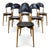 Animal Skin Italian Leather Chairs, Set of 6 For Sale - Image 7 of 7