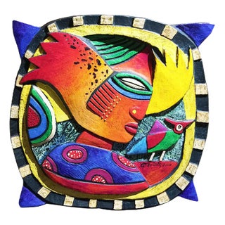 Clemens Briels, Showing Off the Wings, 2000, Acrylic on Resin For Sale