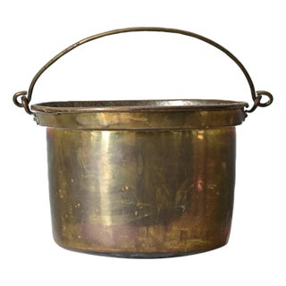 French 19th Century Brass Cooking Pot For Sale