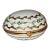 1980s French Limoges Porcelain Jewelry Casket With Gilt Ormolu Mounts For Sale