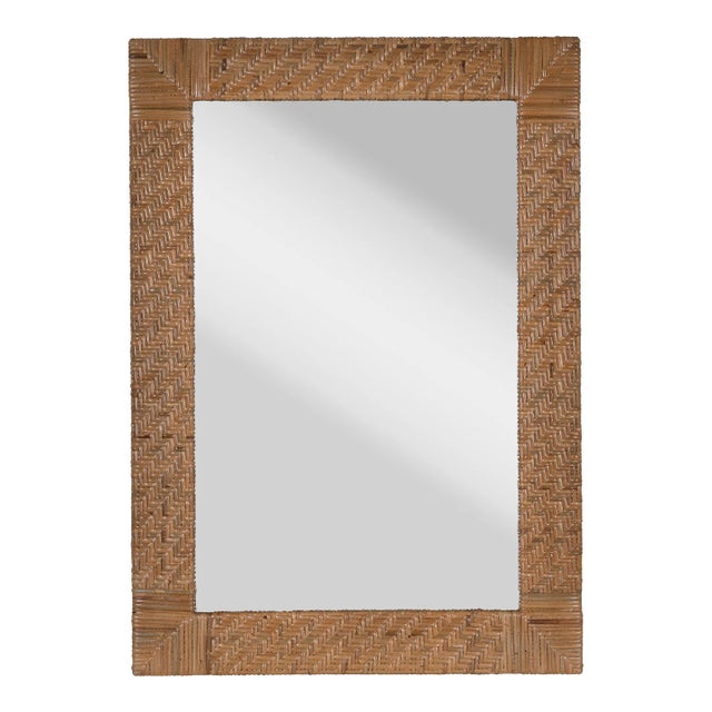 Alexina Rattan Wall Mirror For Sale