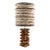 1970s Hollywood Regency Wood Table Lamp For Sale
