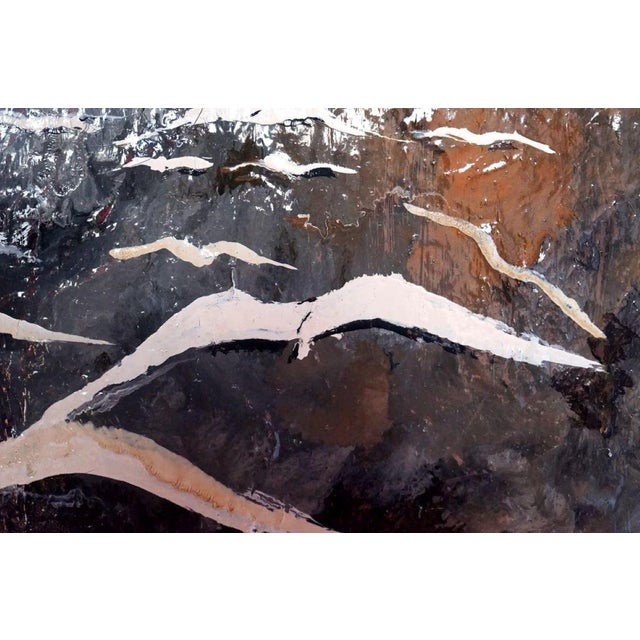 After Michela Marchiotti, Landscape with Seagulls, 20th Century, Oil Painting on Canvas, Framed For Sale - Image 8 of 13