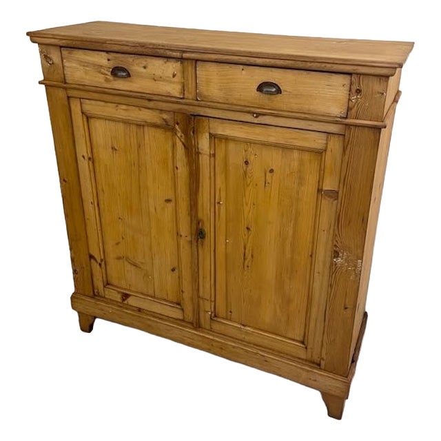 Antique Late 19th Century Wooden Sideboard, Italy, 1890s For Sale