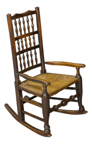 18th Century English Spindle Back Rocker