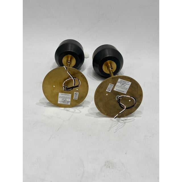 Mid-Century Modern Forchette Long Sconce - Pair For Sale - Image 4 of 4
