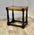 Wood Woven Rush Seated Oak Joint Stool For Sale - Image 7 of 9