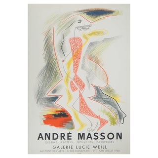 André Masson, Dance, Lithograph Poster For Sale