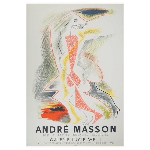 André Masson, Dance, Lithograph Poster For Sale
