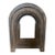 Antique Victorian Style Stone Arched Fireplace Insert For Sale
