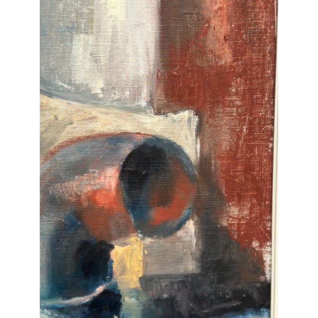R. Olsson, Still Life, 1950s, Oil on Canvas, Framed For Sale - Image 9 of 18