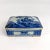 A beautiful blue and white porcelain box that was used as a scholar’s ink box. There has been minor restoration on the...