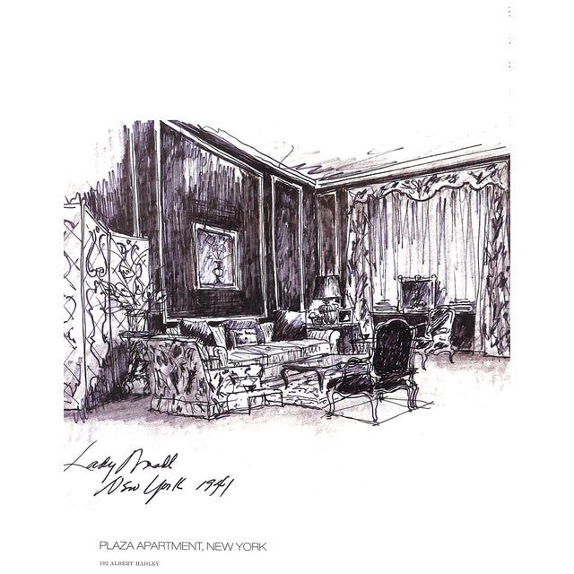 "Drawings and the Design Process - Albert Hadley" 2004 Hadley, Albert (Inscribed) For Sale - Image 13 of 17