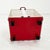 Red Wire Laundry Bin and Hooks in Metal, 1980s For Sale - Image 8 of 9