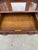 Pre-War 1930s Colonial Revival Hardwood Vanity W/ Tri-Fold Mirror — Working Lock & Keys For Sale - Image 4 of 4