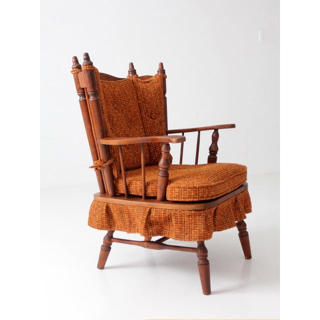 Mid Century Colonial Revival Spring Rocking Chair For Sale - Image 9 of 15