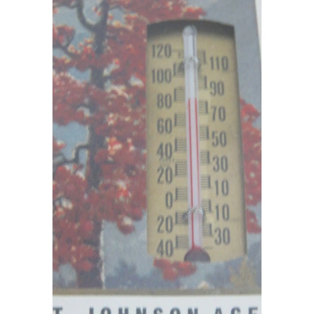 Lt Johnson Agency Nature Landscape Advertising Thermometer Picture For Sale - Image 4 of 7