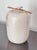 Late 20th Century Vintage Studio Art, by David Smyth, Signed - Raku Fired White Ceramic Vessel With Lid and Natural Wood Twig Accents – 9.5” For Sale - Image 5 of 11