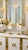 Offering a magnificent pair of restored 16.5" tall solid brass candlesticks with white seashells, circa 1960's. These...