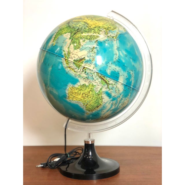 Illuminated Globe from Rico, Italy, 1970s For Sale - Image 4 of 6