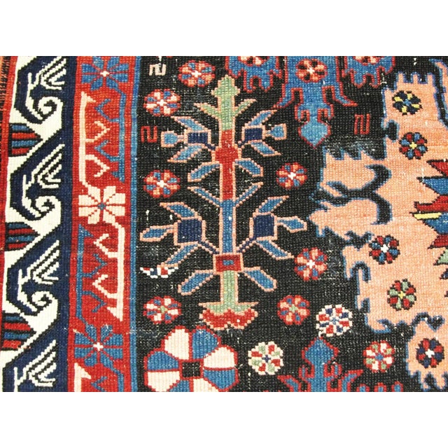 Textile Antique Seychour Caucasian Rug, 3'8" X 5'7" For Sale - Image 7 of 10