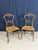 Antique Late 19th Century Victorian Walnut Bedroom Chairs, Set of 2, in Very Good conditions. Designed 1890 to 1919