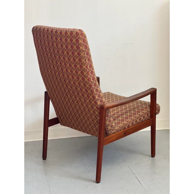 Milo Baughman 1970s Vintage Danish Mid Century Modern Chair by Milo Baughman For Sale - Image 4 of 8