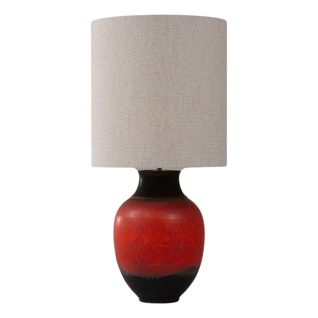20th Century German Ceramic Table Lamp For Sale